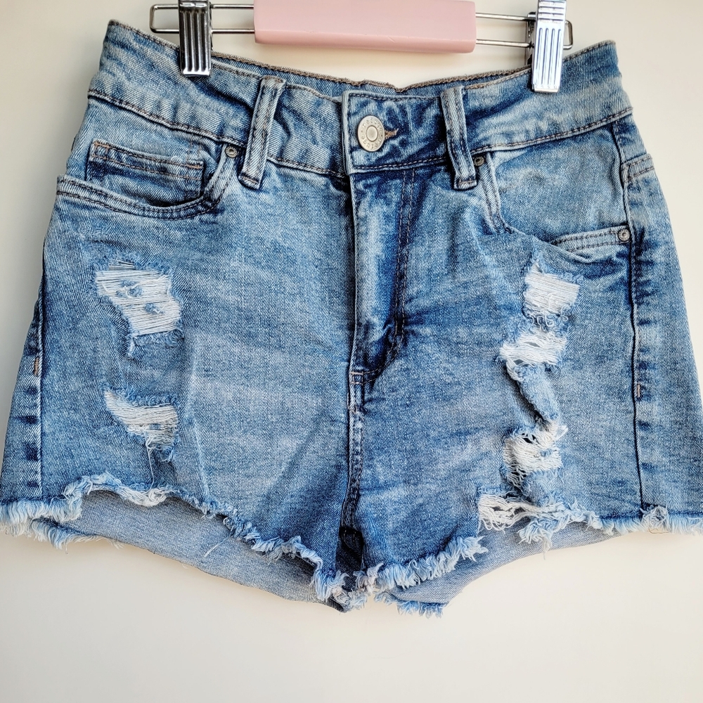 Refuge Denim High Rise Jean Shorts/Jorts - Size 0